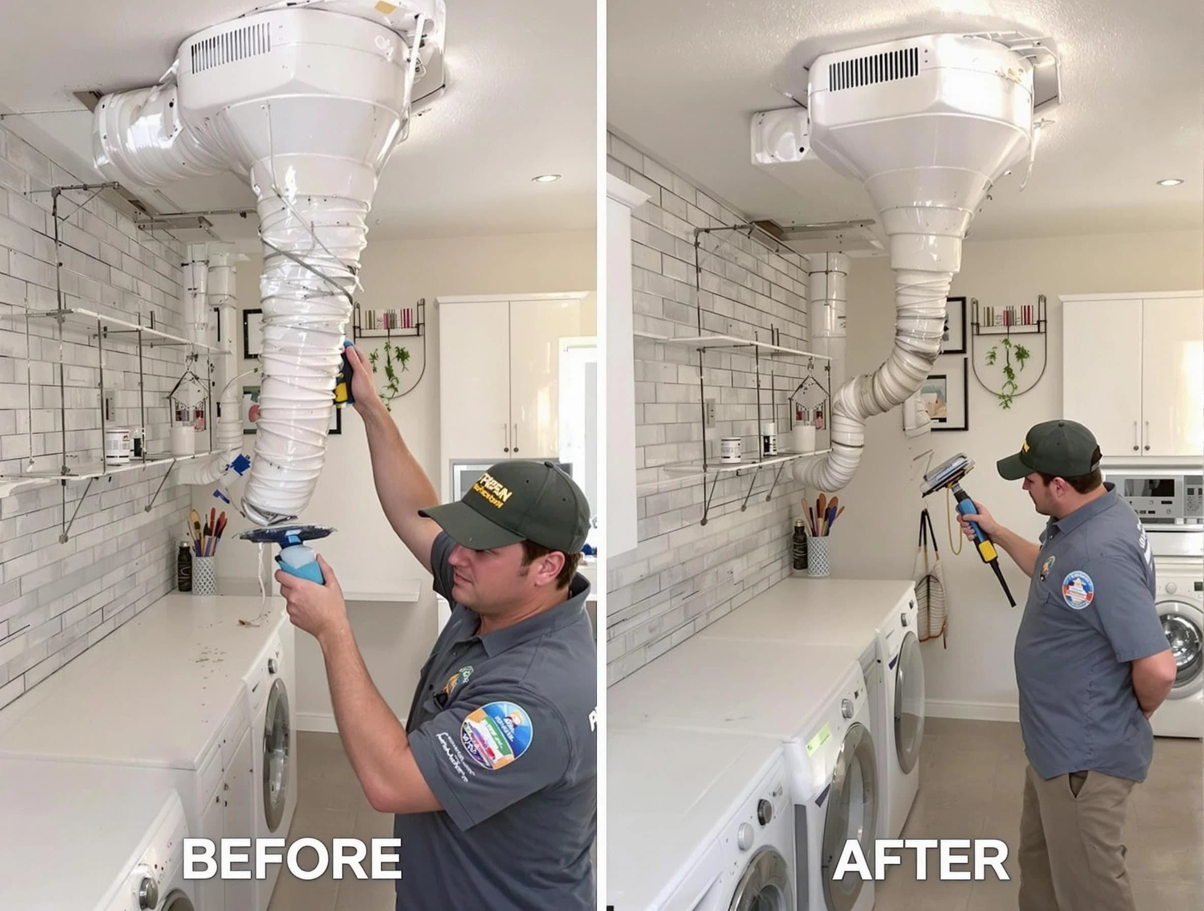 Professional dryer exhaust vent cleaning by Wilkinsburg Dryer Vent Cleaning in Wilkinsburg