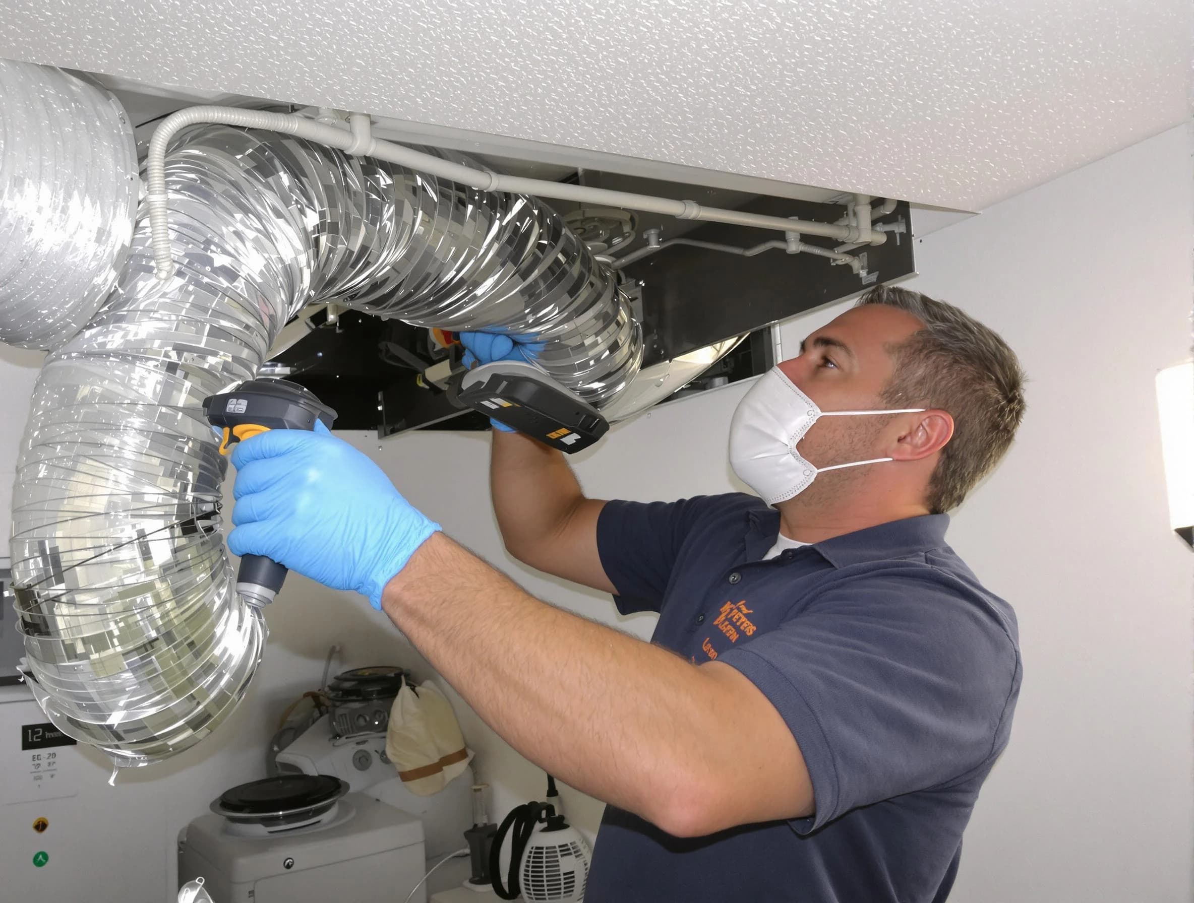 Wilkinsburg Dryer Vent Cleaning professional performing thorough residential dryer vent cleaning in Wilkinsburg