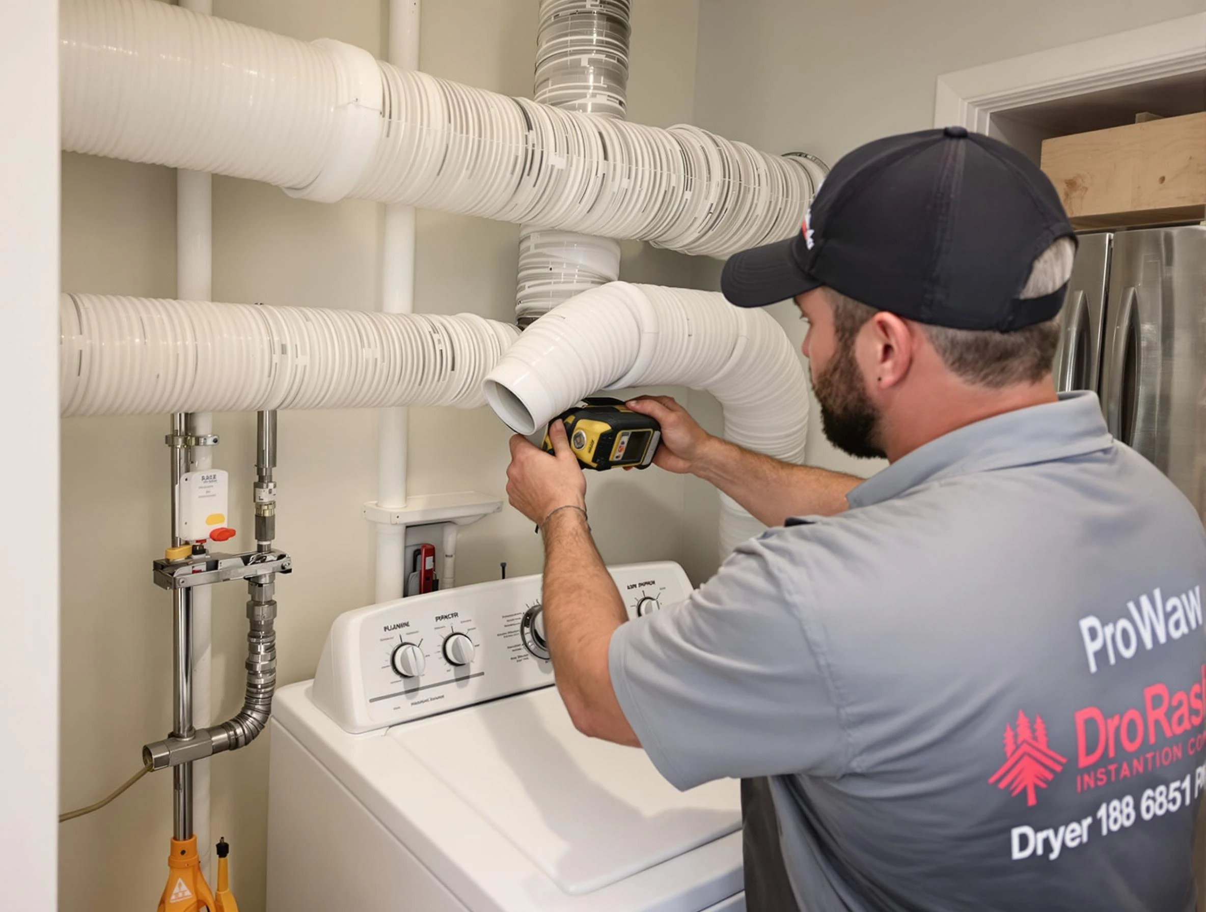 Professional dryer vent hose installation by Wilkinsburg Dryer Vent Cleaning in Wilkinsburg